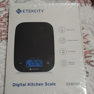 Etekcity digital kitchen scale nwt